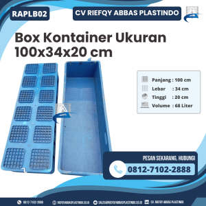 Box Container Bekas/Baru Ukuran 100x34x20 - RAPLB02