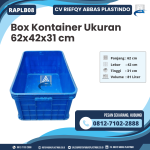 Box Container Bekas/Baru Ukuran 62x42x31 - RAPLB08